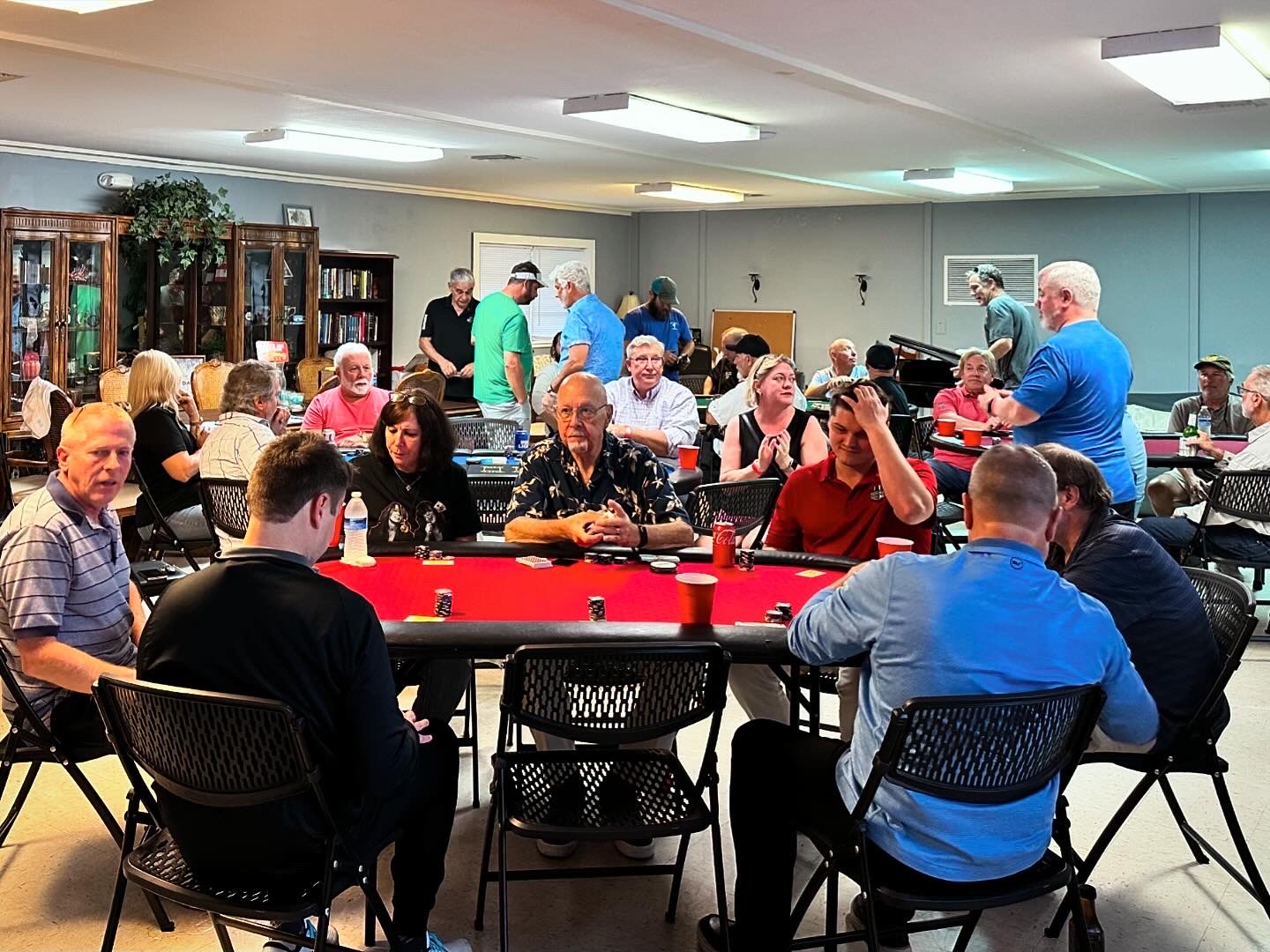 Attendees at Lifeboat Project's Fall Poker Tournment